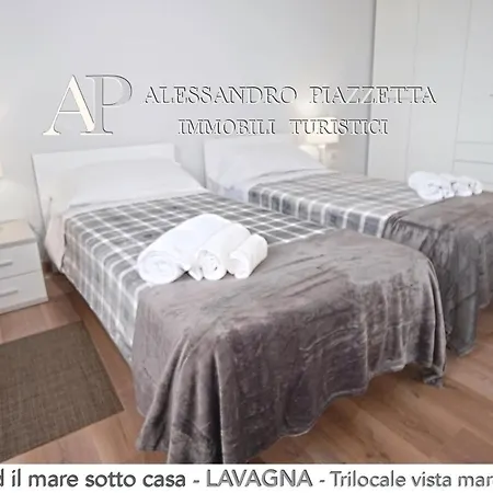Il Centro Ed Il Mare Sotto Casa Lavagna